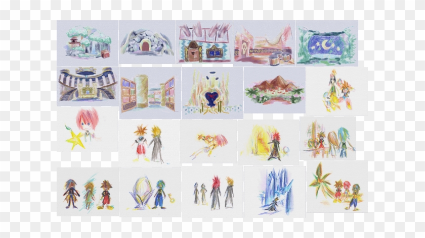Namine's Drawings - Kingdom Hearts Namine Drawings #661156