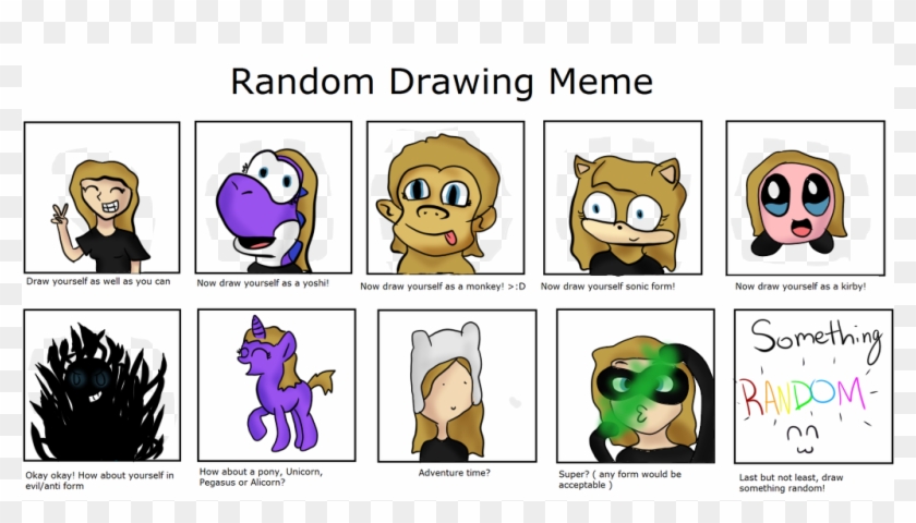 Random Drawing Meme By Thatonenerdoverthere - Cartoon #661158