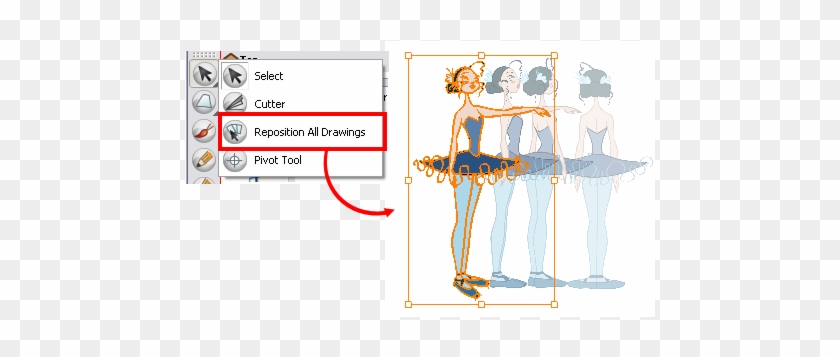 To - Reposition All Drawings Toon Boom #661213