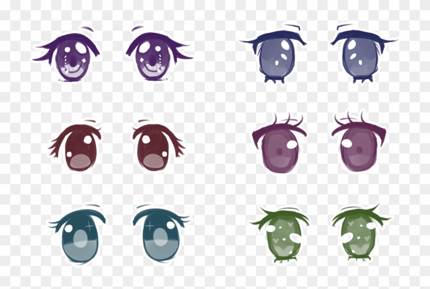 Chibi Eyes Reference By Nilachu On Deviantart - Chibi Eyes Reference By Nilachu On Deviantart #661221