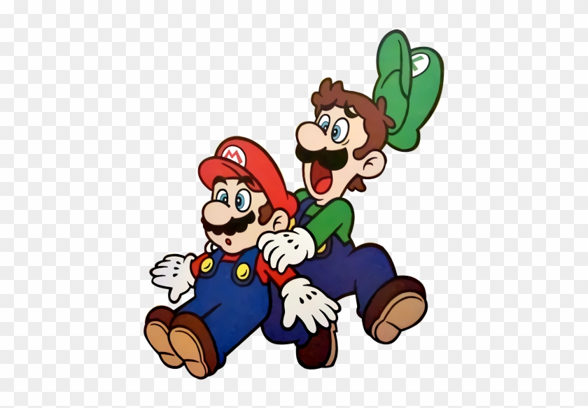 Mario & Luigi Edited From A Magazine Print And Upscaled - Mario Series #661241