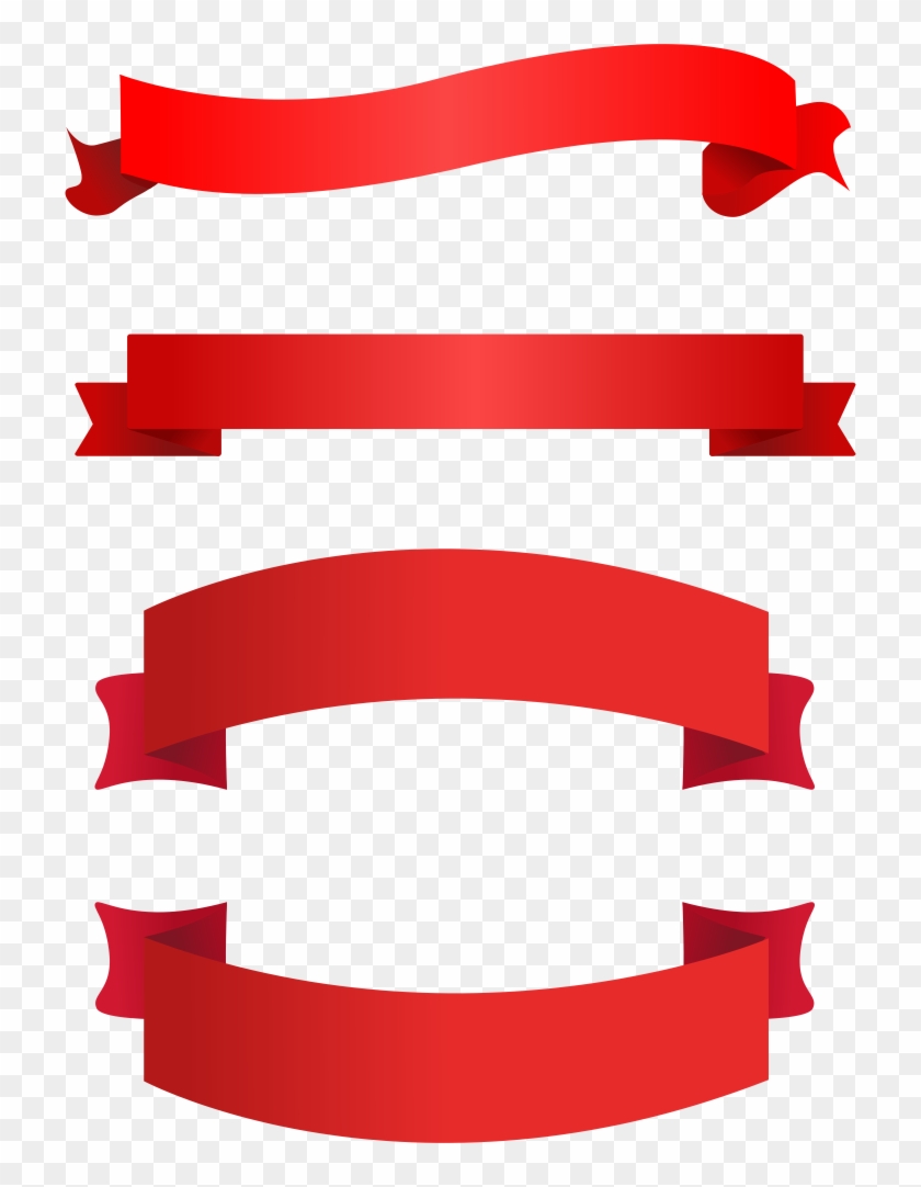 Ribbon Banner Clip Art - Ribbon Banner Vector Png #661274