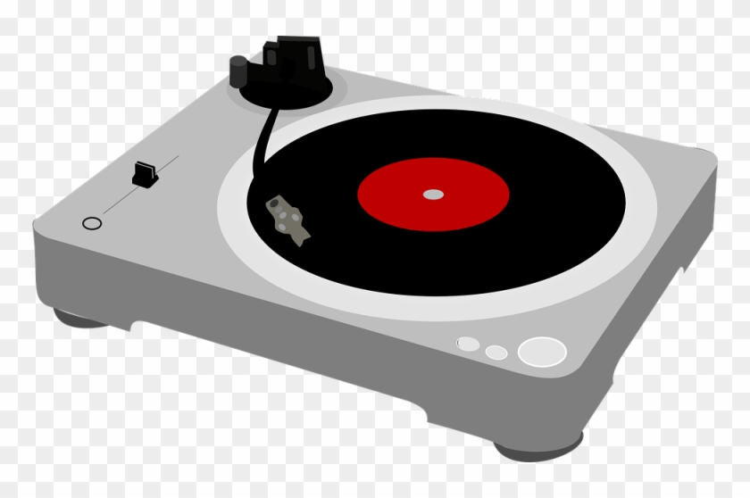 Record Player Clipart Turntable Record Player Music - Turntable Clip Art #661359