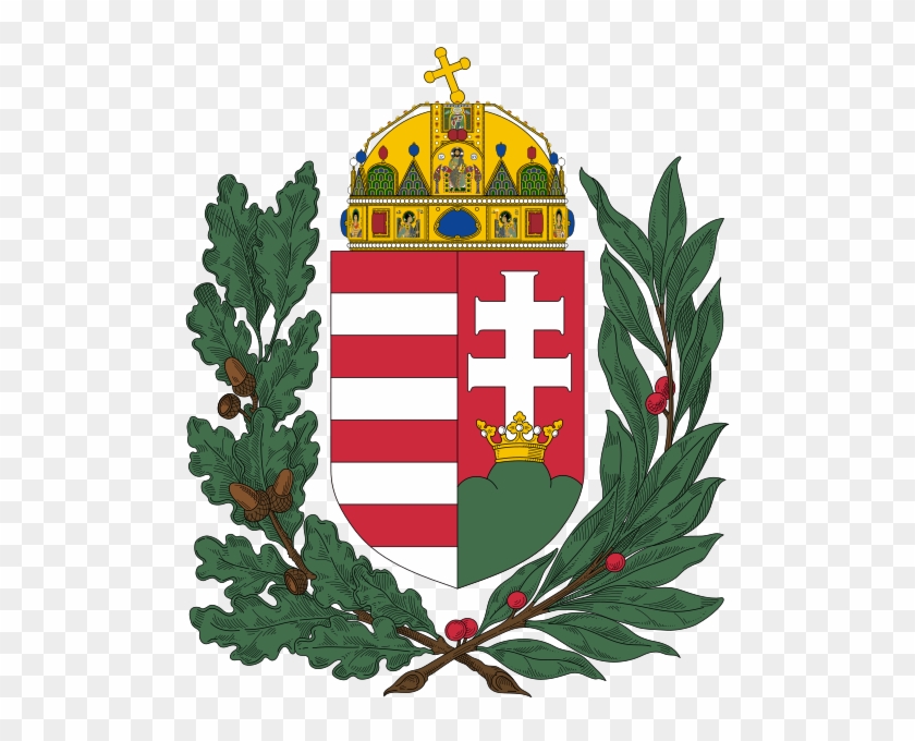 Hungarian Flag With Crest #661453