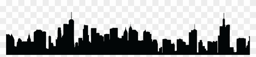 Free Clipart Of A Silhouetted City - City Background Vector Jakarta #661477