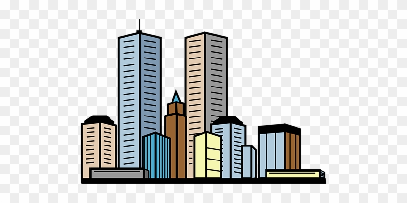 City Buildings Skyscrapers Towers Urban Ci - Building Image Clip Art #661497