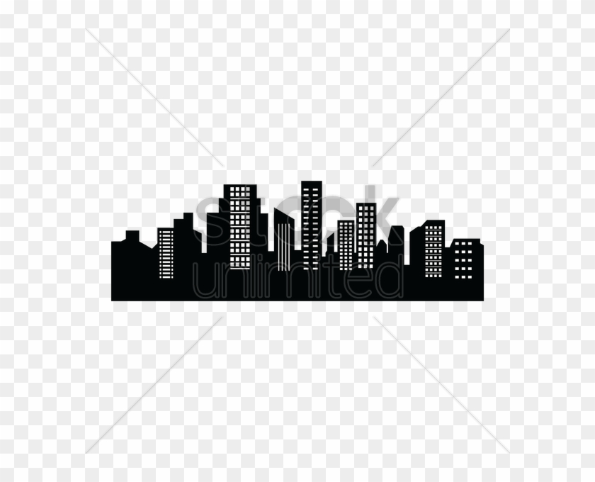 City Silhouette Vector Image - Vector Graphics #661510