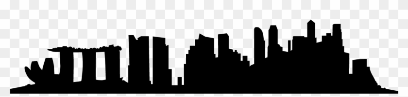 Event Info Pharma Mes Asia - Singapore Skyline Silhouette Png #661538