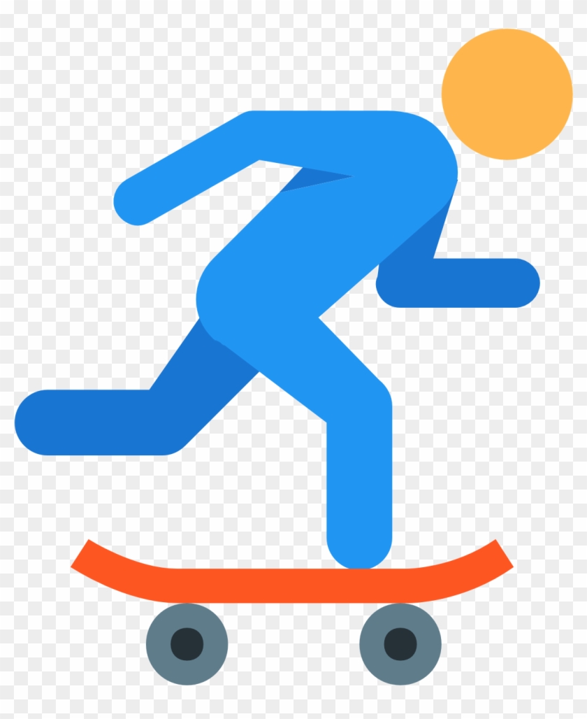 Skateboard Clipart Icon - Skateboarding Icon Transparent #661550