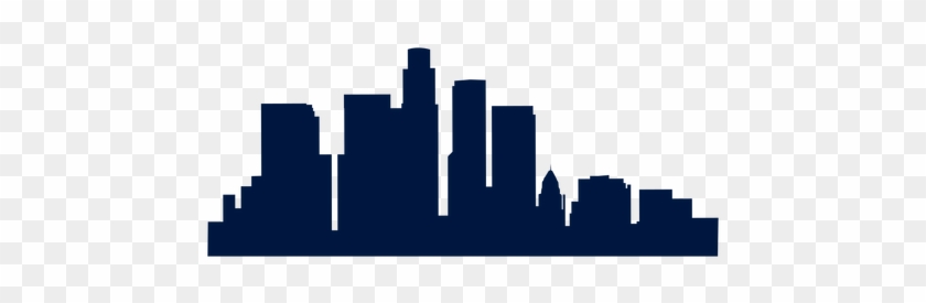 City Skyline Clipart Png - Los Angeles City Outline #661551