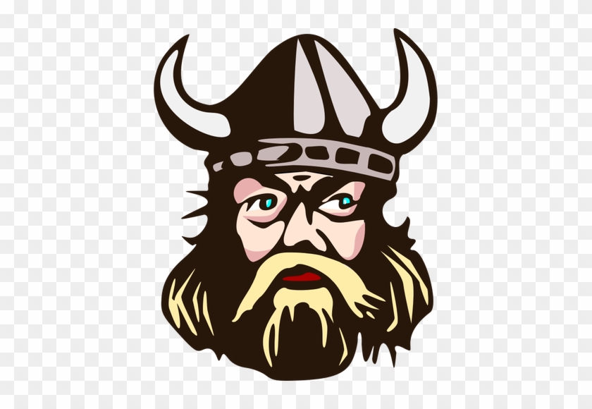 Viking Head With Horn Vector Graphics - Viking Png #661607