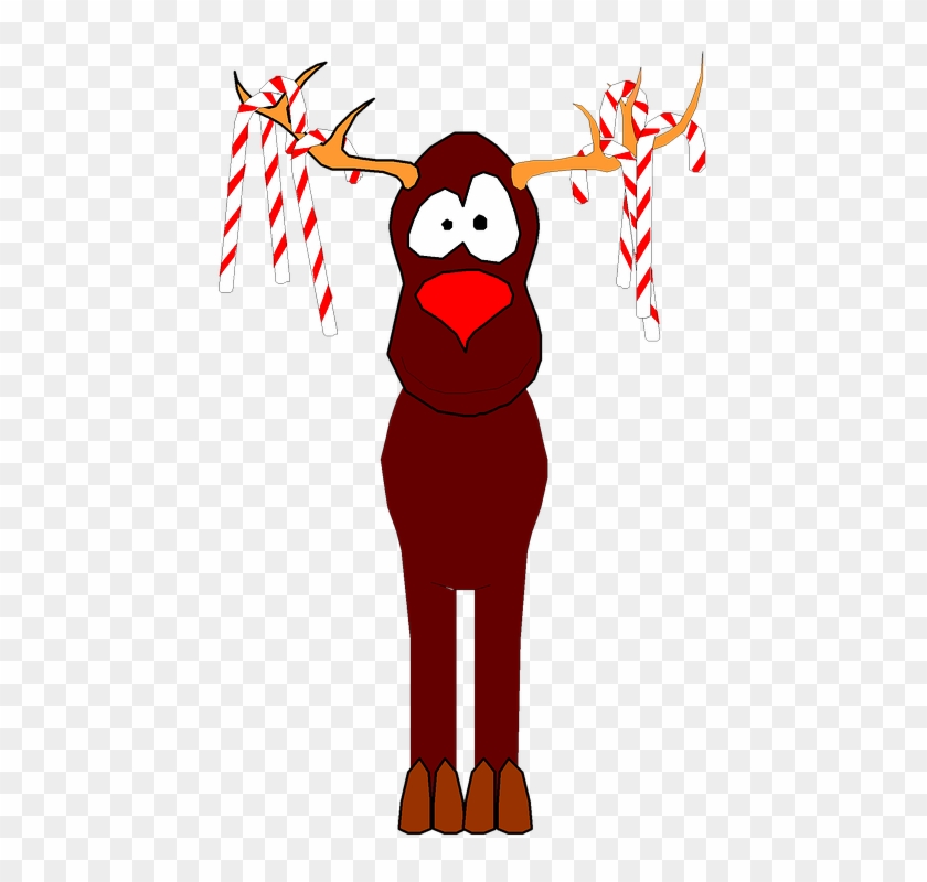 Cartoon Present 7, Buy Clip Art - Pin The Nose On Rudolph #661691