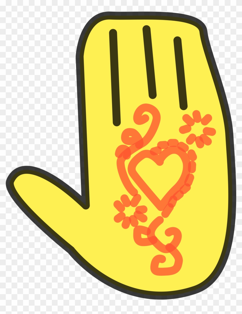 Big Image - Clipart Henna Hand #661737