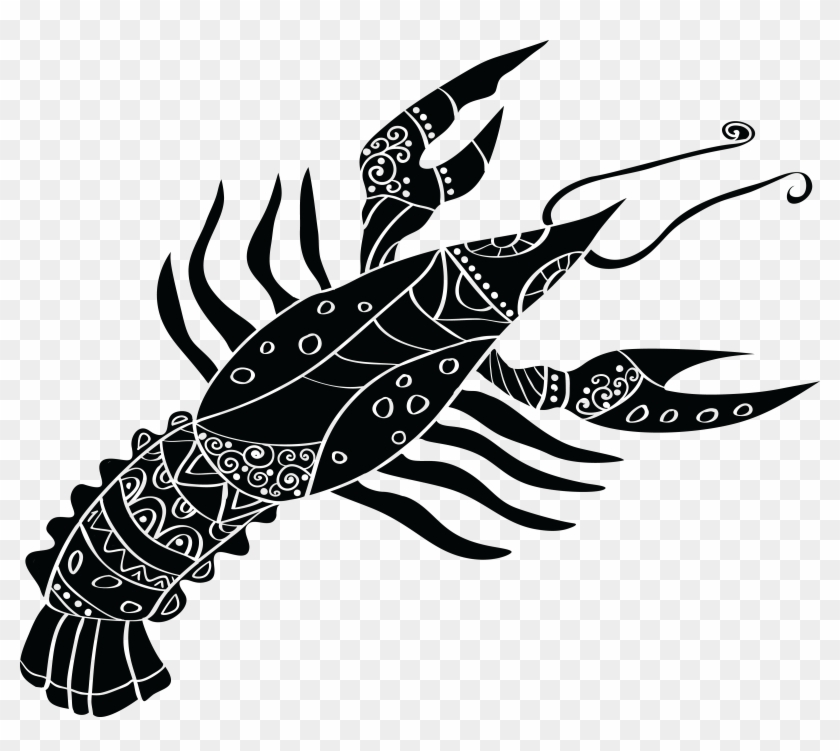 Zodiac Clipart Cancer Disease - Lobster Horoscope #661813