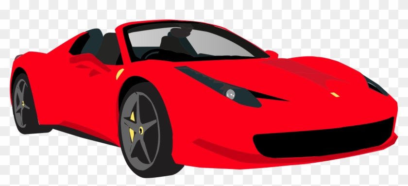 Ferrari Clipart Supercar - Ferrari Spider Clipart #661858