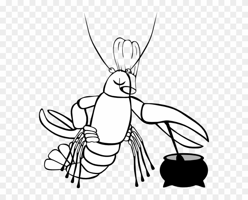 Boil Coloring Pages - Crawfish Clip Art #661892