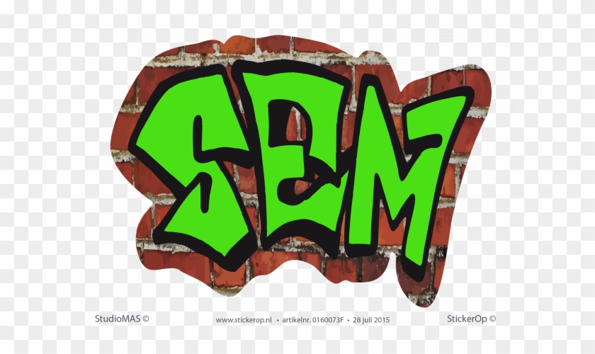 Muursticker Graffiti Type B - Graffiti #661904