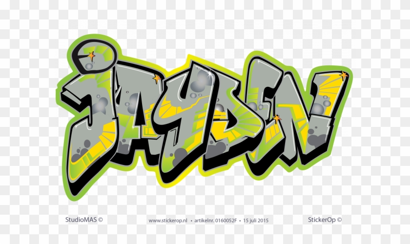 Muursticker - Jayden Graffiti #661924