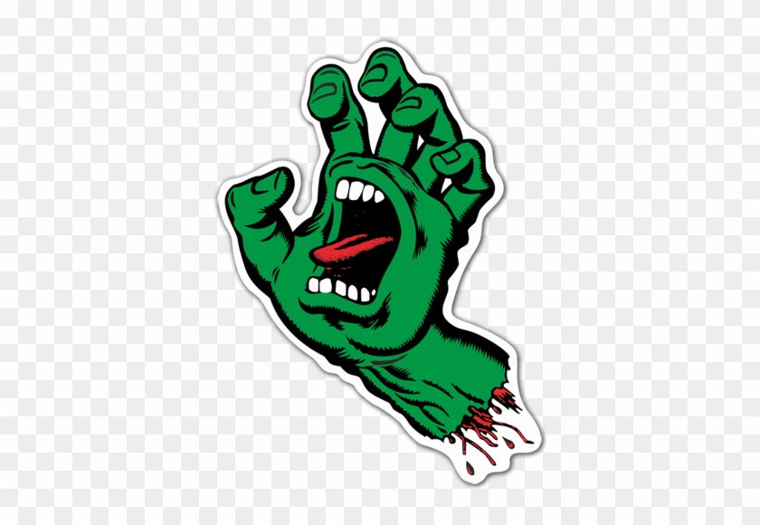 Stickers Skate Png - Santa Cruz Screaming Hand #662060