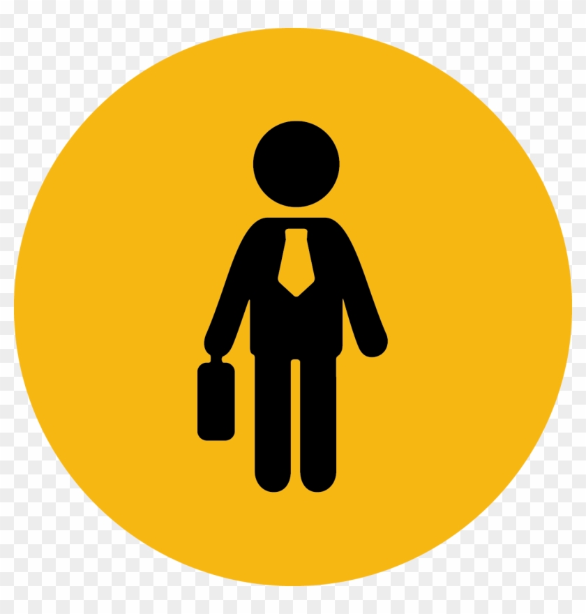 Faculty/staff Link Image - Notice Employees Only Print Working Man Picture Large #662129