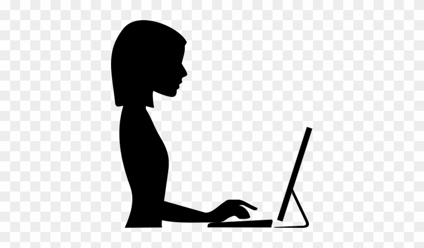 Do You Realize How Touch Typing Is Important - Woman Work Icon Png #662149