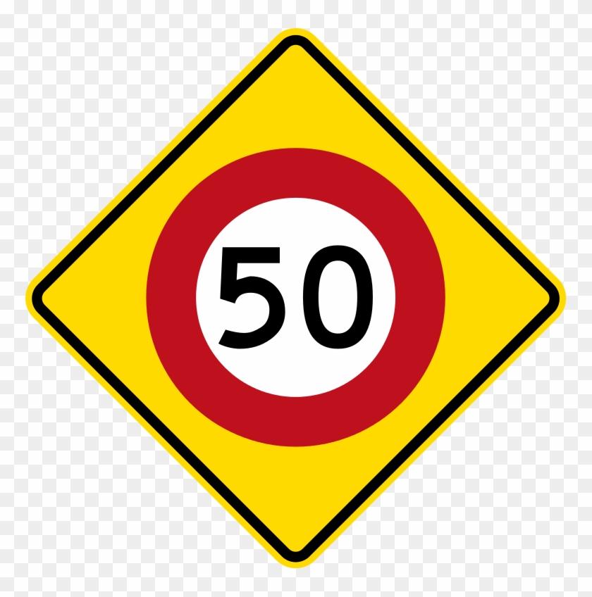 New Zealand Permanent Warning - 50 Km H #662180