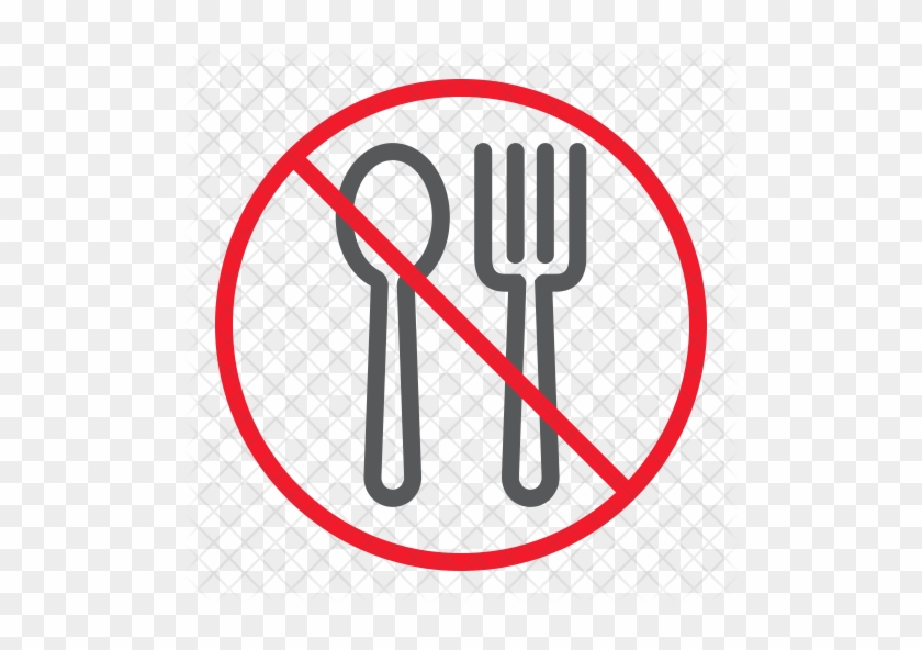 No Eat Icon - Icon No Eating Png #662352