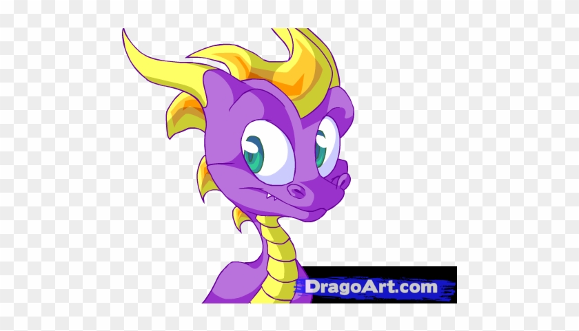 How To Draw Spyros Head - Cartoon #662362