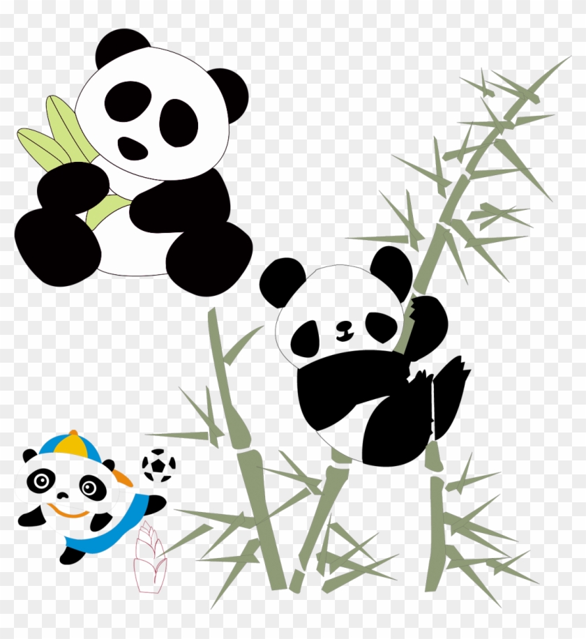 Giant Panda Red Panda Cuteness Cartoon - Giant Panda Red Panda Cuteness Cartoon #662506