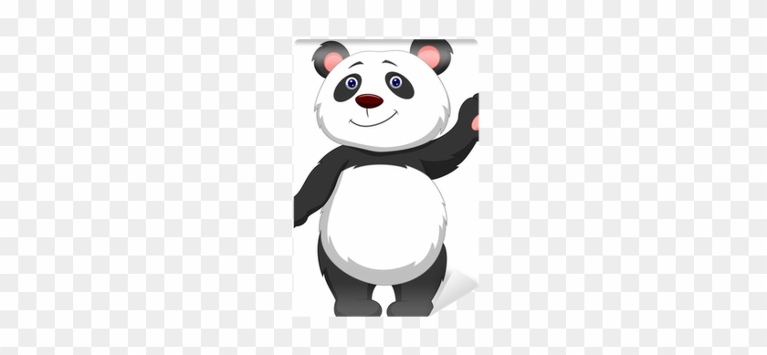 Cartoon Panda Waving #662522
