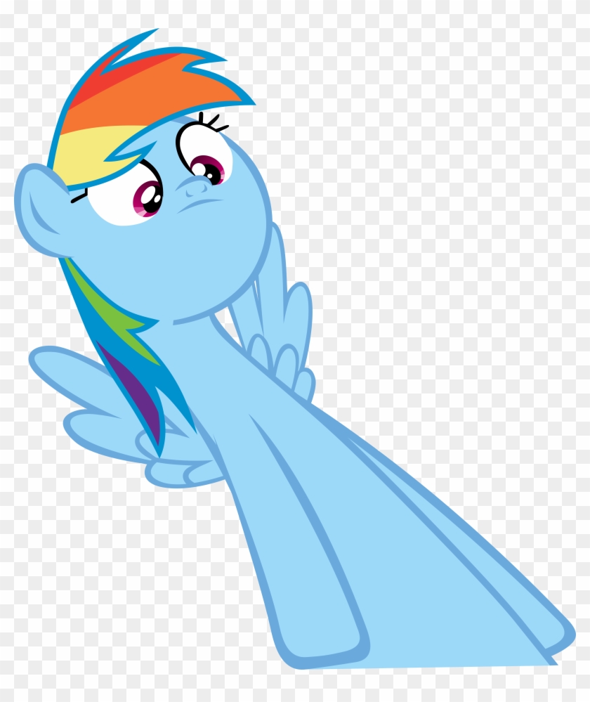 Rainbow Dash Rarity Applejack Vertebrate Line Art Head - Rainbow Dash Freaked Out #662642