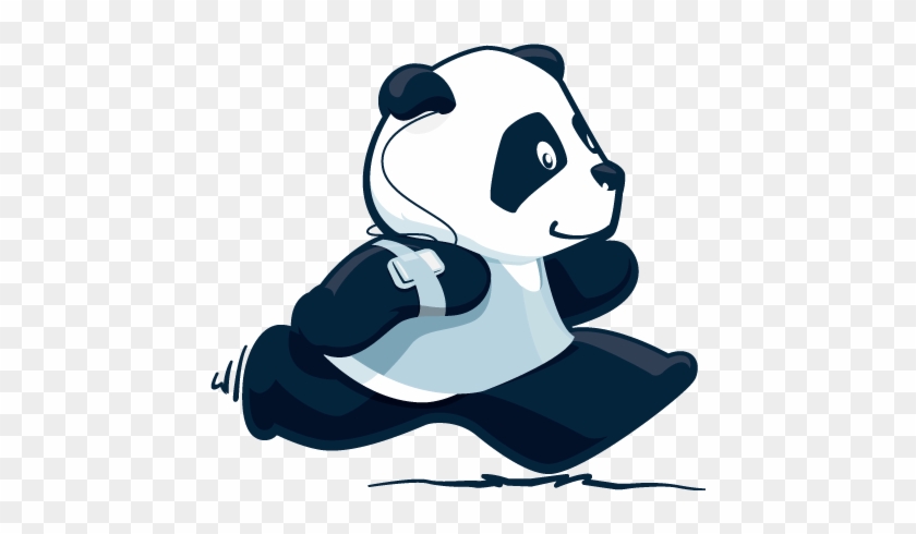 Cardio Panda - Running Panda #662665