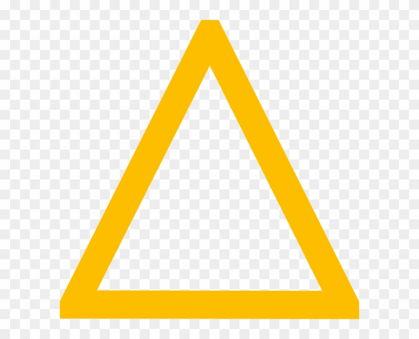 Yellow Triangle Png #662767