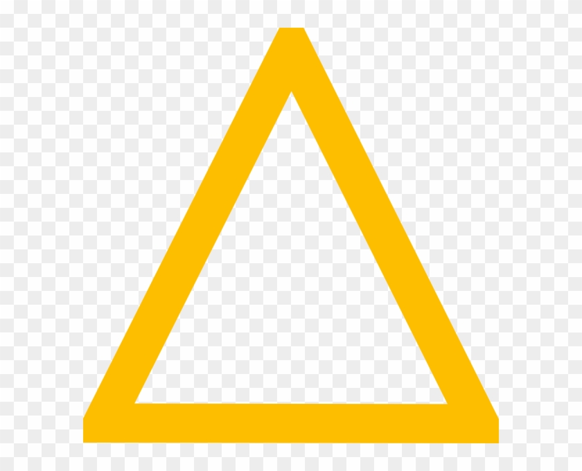 Yellow Triangle Png #662767