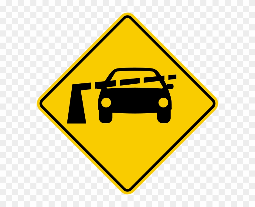 Cattle Traffic Sign Road Warning Sign - Road Sign With Car #662798
