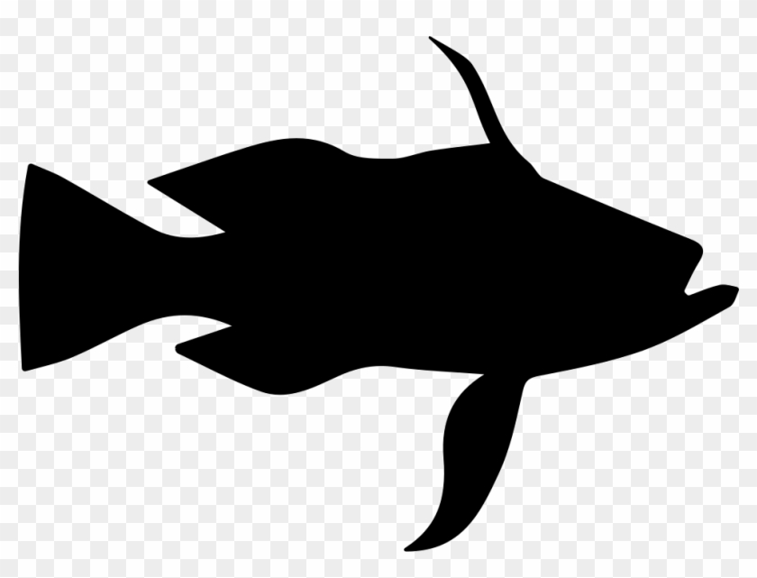 Longtail Bass Fish Shape Comments - Silhouette #662848