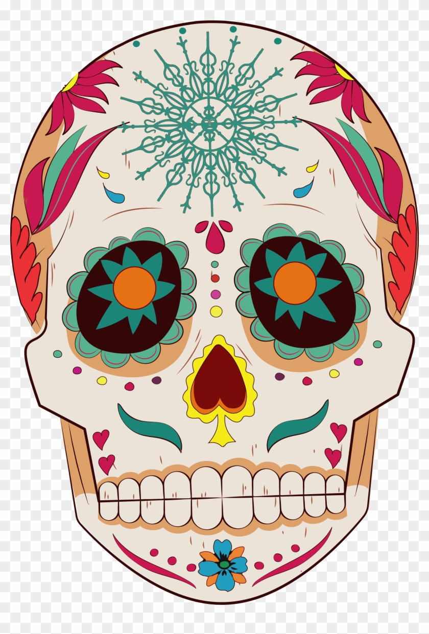 Calavera - Dia De Muertos Png #662855