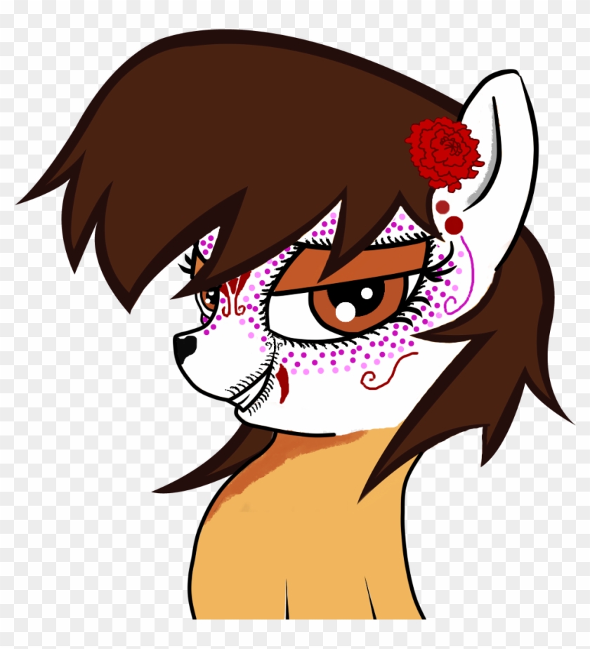 Dia De Los Muertos, Edit, Mexican, Mexico, Nation Ponies, - Cartoon #662874