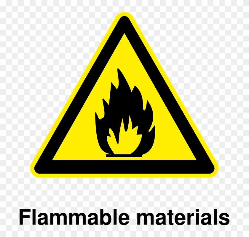 Slow Sign Cliparts 10, - Flammable Sign Vector #662878