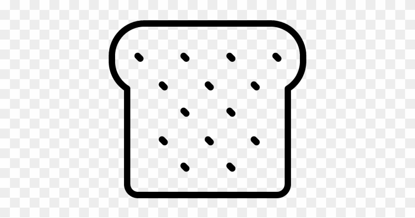 Bread Slice Vector - Bread Slice Vector #662936