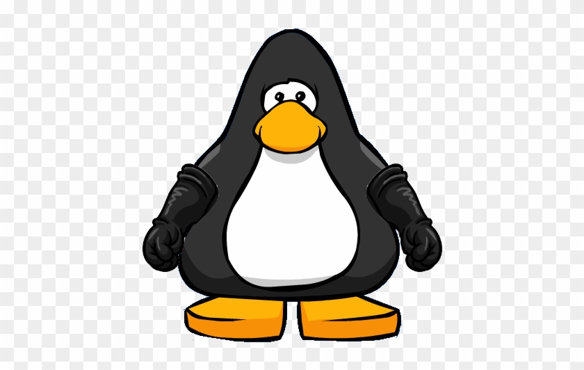 Agent Top Secret Gloves Player - Penguin With A Top Hat #662955