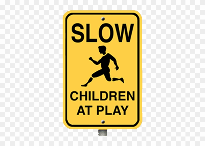 Golf Course Custom Metal Signs Picture - Slow Children At Play Sign #662954