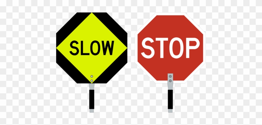 Mc-44 A - Stop/slow Paddles - Signs Signals And Barricades #662960