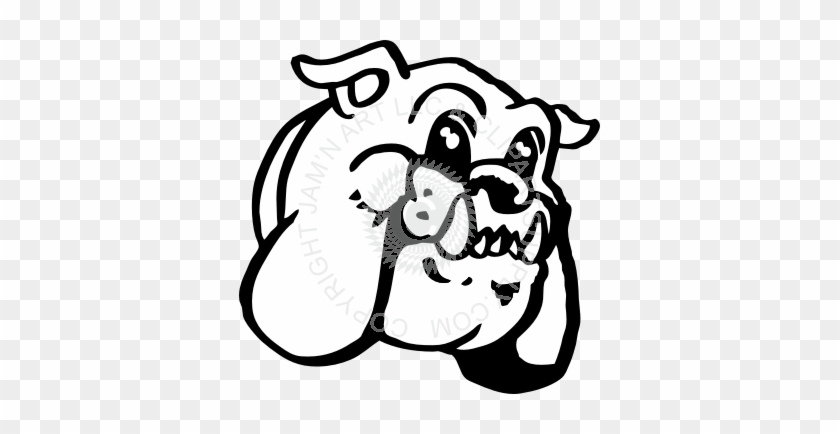 Friendly Bulldog Head - Friendly Bulldogs Logo #663006