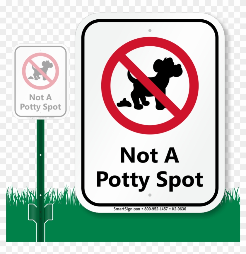 No Dog Poop Yard Sign For Kids - No Dog Waste Signs #663028