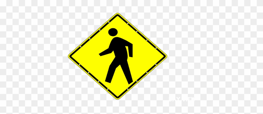 48" Pedestrian Sign - Traffic Signs #663050