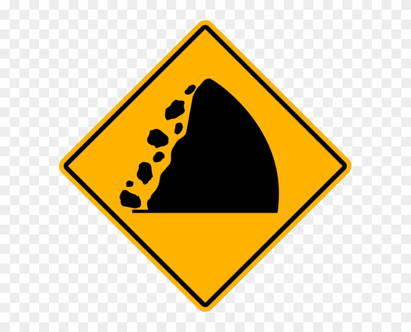 Wc-6 Falling Rocks - School Bus Clip Art #663057