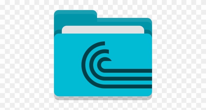 Folder, Cyan, Torrent Icon - Icon #663182