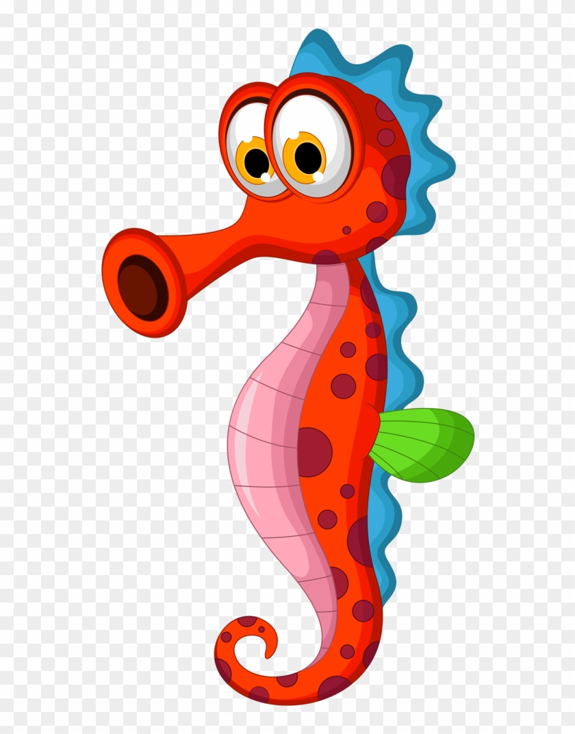 ○•‿✿⁀ocean Safari‿✿⁀•○ - Cartoon Sea Horse #663368