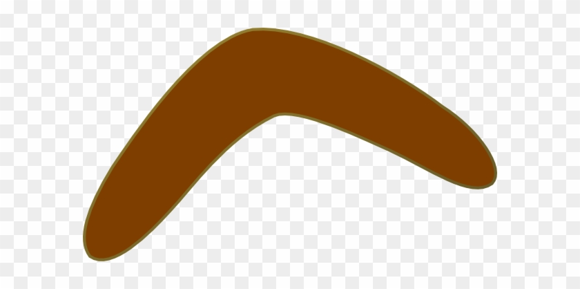 Aussie Brown Boomerang Svg Clip Arts 600 X 338 Px - Boomerang Clipart #663412